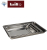 Stainless Steel Plate Tray Dish Barbecue Plate Rectangular Plate Deep Plates Iron Tray