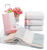 Plain Simple Wide Striped Couple Towel Home Daily Use Face Cloth Soft Absorbent Adult Wholesale Towels