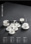 13-Head White Jade Tea Set New Shelf Gift Ceramic Tea Set Ceramic Pot Ceramic Cup Gift Giving Company