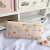 Girl Heart Canvas Pen Bag Large Capacity Cute Pencil Bag Student Exam Stationery Storage Bag