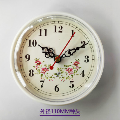 European-Style Clock Head Hour 110mm Embedded Resin Iron Craft Clock Accessories