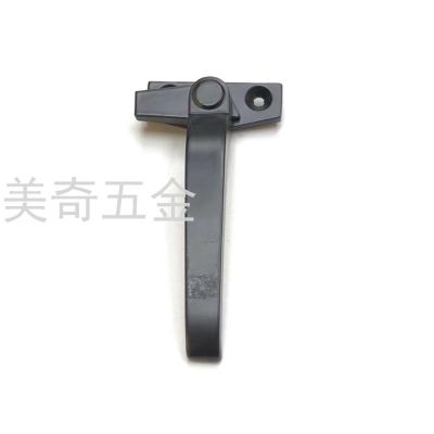 Push-out Window Handle Aluminum Alloy 7-Shaped Handle Sliding Window Handle Handle Plastic Steel Window Flat Open Window Lock Window Handle