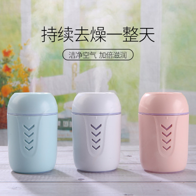 Convenient Domestic Humidifier New Color Light Cup Household Appliance Humidifier Car Humidifier Mushroom Colorful Light