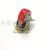 Red Industrial Tire Red Belt Pulley Red Universal Caster with Brake Flatbed Trolley Caster Home Furniture Universal Wheel