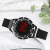 Tiktok Women's Watch Simple Fashion Touch Screen LED Disc Diamond-Embedded Milan Strap Women's Electronic Quartz Watch