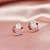 925 Silver Pin Earrings Earrings Fresh Ins Style Small Flower Ear Studs South Korea Dongdaemun Online Influencer Earrings Stall Supply