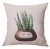 Amazon Household Supplies Linen Cotton Linen Pillow Nordic Simple Office Custom Cactus Pillow Cover