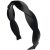 Headband Women's All-Match out Fabric Twist Headband with Teeth Non-Slip Inner Gear Simple Elegant Hair Pin Hair Fixer Elegant