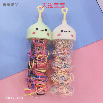 Children's Disposable Rubber Band Girls Headdress Does Not Hurt Hair Baby Small Hair Ring Hair Elastic Band Head Rope