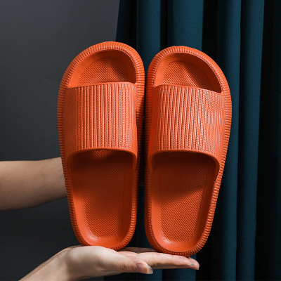 2021 New Platform Slippers Internet Celebrity Minimalist Slippers Summer Home Couple Outdoor Slippers