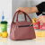 Cross-Border Thickened Waterproof Oxford Cloth Cloth Lunch Bag Small Handbag Picnic Heat and Cold Insulation Lunch Bag