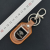 Snap Hook Leather Practical Keychain Promotional Gifts Advertising Gifts Key Pendants Car Logo U-Shaped Waist Hanging Leather Ring