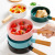 2021 New Nordic with Wooden Handle Ceramic Bowl Household Minimalist Personality Bowl with Handle Commercial Fruit Salad Bowl Wholesale