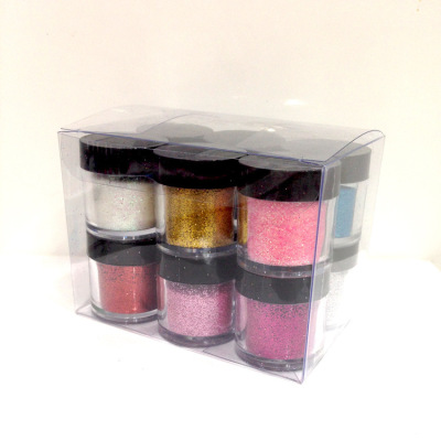 Nail Art Best-Selling Products Dry Glitter Ultra-Fine Laser Powder Painted Sequins 12-Color Set