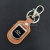 Snap Hook Leather Practical Keychain Promotional Gifts Advertising Gifts Key Pendants Car Logo U-Shaped Waist Hanging Leather Ring
