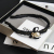 Chanel-Style Headband Thin Edges Korean Hairpin Thin Hair Band Women's Retro Frayed Elegant Socialite Temperament Outerwear