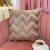 Nordic Cushion Ins Affordable Luxury Style Solid Color Removable and Washable Bed Plush Back Sofa Cushion Cover