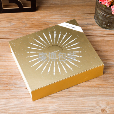 Factory Supply Magnetic Flip Book Box Cosmetic Gift Box Carton Tiandigai Gift Box Color Printing Logo