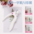 Manicure Slot-Type Clipper DIY French U-Shaped Nail Tip Nail UV Nail Scissors Card Package Including Coiled Hair