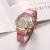 Hot style European and American fashion three-eye lady belt watch simple leisure band scale quartz watches wholesale