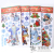 Christmas Tree Three-Dimensional Stickers Snowman Concave-Convex Decorative Sticker Christmas Background Decorative Sticker Decorative Sticker Stereo Concave-Convex Stick Factory Direct Sales