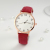 Hot style ultra - thin casual abrasive leather with ladies watch simple fashion student picking quartz watch