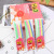 Colorful Hairline Rule Thread Candle Creative Cute Birthday Cake Candle Long Brush Holder Children Romantic Small Candle Wholesale