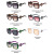 2021 New Retro Diamond Sunglasses Women's Cross-Border Fashion Big Square Rim Sunglasses European and American Men's Diamond-Studded Glasses