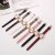 Hot style European and American fashion three-eye lady belt watch simple leisure band scale quartz watches wholesale