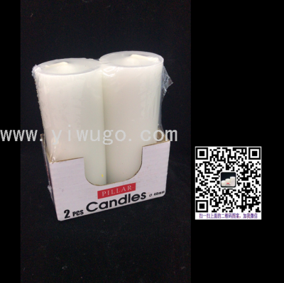Candle Factory Direct Sales Cylindrical Candle Pillar Candle Classic Pillar Candle European Cylindrical Candle 402-10