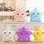 Colorful Glow Pillow Cute Pentagram Plush Toy Ragdoll Luminous Love Pillow Hand-Shaped Brush Pillow