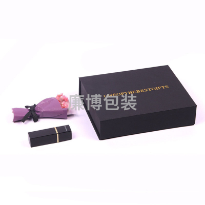 Cosmetics Box Packaging Box Customized Makeup Kit Flip Lip Balm Box Lipstick Gift Box Customized Shenzhen Factory