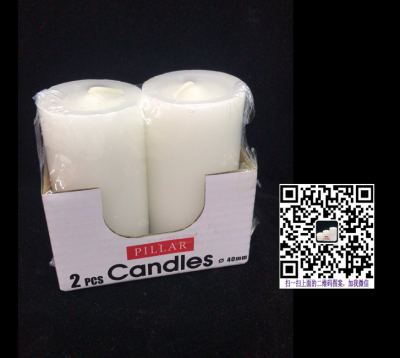 Candle Factory Direct Sales Cylindrical Candle Pillar Candle Classic Pillar Candle European Cylindrical Candle 402-5