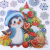 Christmas Tree Three-Dimensional Stickers Snowman Concave-Convex Decorative Sticker Christmas Background Decorative Sticker Decorative Sticker Stereo Concave-Convex Stick Factory Direct Sales