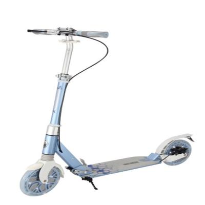 Anrosen Factory Wholesale Adult Scooter Flashing Wheel Aluminum Alloy Foldable and Portable Scooter Can Be Customized