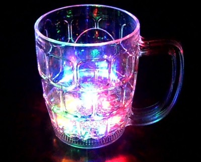 Factory Professional Production Factory Direct Sales Induction Luminous Large Beer Steins LED Flash Cup Water Activated Light Cup