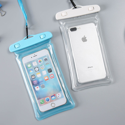 Spot PVC Waterproof Mobile Phone Bag Thickened Airbag Swimming Drifting Mobile Phone Waterproof Cover Transparent Mobile Phone Waterproof Bag