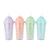 Creative Style Korean Fashion Summer English Ice Cup Plastic Ice Cream Cover Refrigeration Household Double-Layer Cup with Straw Wholesale