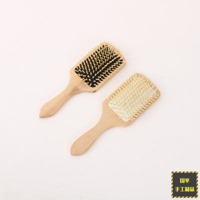 Scalp Health Care Anti-Static Massage Airbag Large Plate Comb Comfortable Original Wooden Comb Airbag Comb Wood Needle Comb Wooden Comb