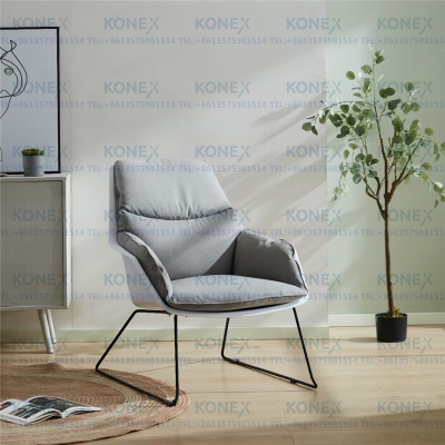 Nordic Single-Seat Sofa Chair American Leisure Chair Living Room Creative Sofa Chair Bedroom Modern Minimalist Lazy Sofa