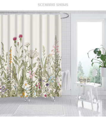 The manufacturer directly sells Amazon to supply digital printing and customizable shower curtain
