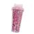 Double Layer Straw Cup Creative Korean Double-Layer Cup with Straw Adult Female Student Plastic Cup Portable Handy Cup