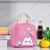 Cartoon Bento Bag Portable Portable Heat  Cold Insulation Lunch Box Bag Fashion Simple with Rice Creative Lunch Box Bag