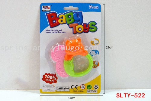 spring lady baby toys 3-6-12 months newborn rattle baby early education toddler hand shake