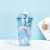 Dinosaur Crushed Ice Cup Straw Cup Female Student Cute Summer Double Plastic Cup Beverage Water Cup