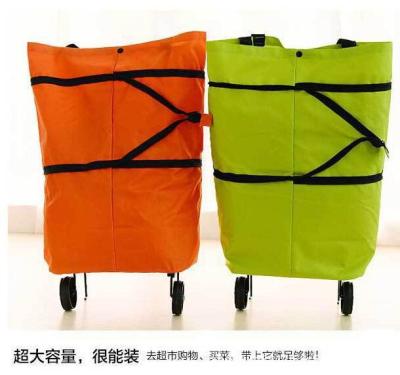 Manufacturers Produce Trolley Bag Shopping Cart Shopping Cart Luggage Trolley Hand Buggy Folding Shopping Bag with Wheels