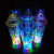 Double-Layer Cat Ears Led Cup Cartoon Apple Color Double-Layer 450ml Plastic Custom Logo Luminous Water Cup