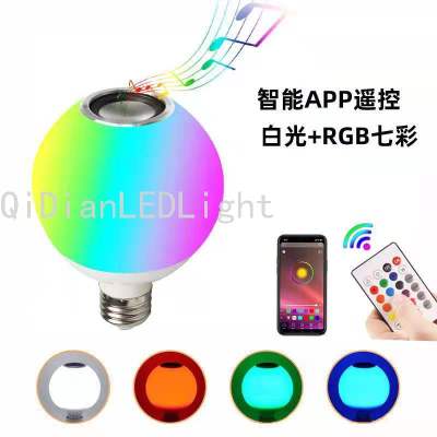 New Arrival Hot Sale Led Bluetooth Music Globe Remote Control Colorful Bluetooth Bulb