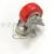 Home Furniture Universal Wheel Red Universal Caster with Brake Red Industrial Tire Red Belt Pulley Flatbed Trolley Caster
