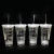 New Lighting Chain Straw Luminous Cup Double-Layer Straw Juice Cup Bar Atmosphere Double-Layer Cup with Straw Customizable Logo